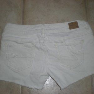 American Eagle Outfitters White Jean Shorts
